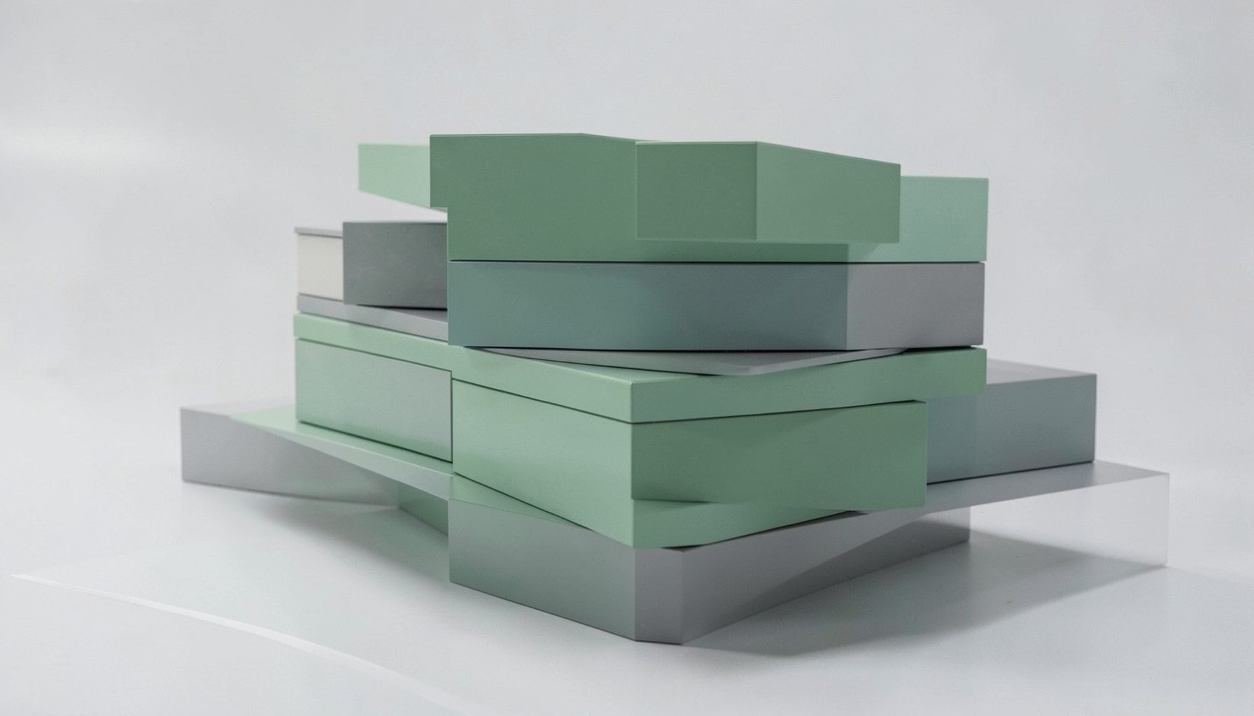 Layered architectural diagram in muted greens and grays, showing component blocks stacked to represent the UIMA framework and Stingray's modular design
